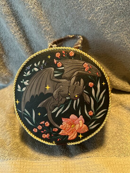 Loungefly DreamWorks How To Train Your Dragon Toothless Floral Mini Backpack - E main image 5